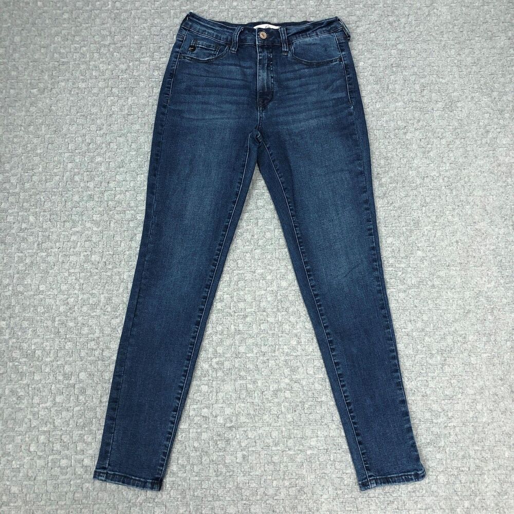 KanCan Jeans Womens 7 Dark Wash Skinny Stretch Mid Rise Zip Fly Capsule Everyday